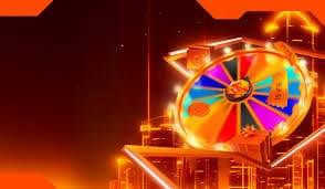 Bàn cược Roulette trực tiếp với ánh sáng neon xanh